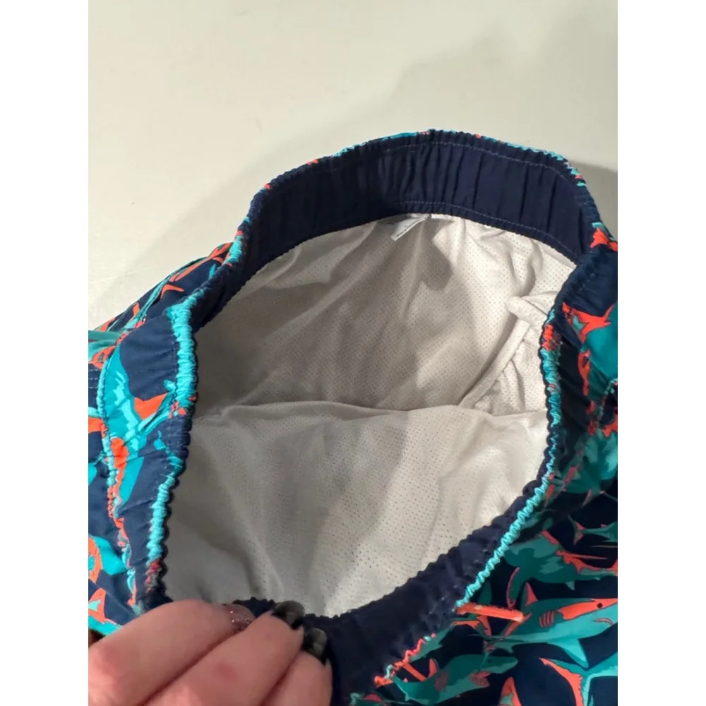 Gap Kids Swim Trunks Boys Size Large Navy and Teal